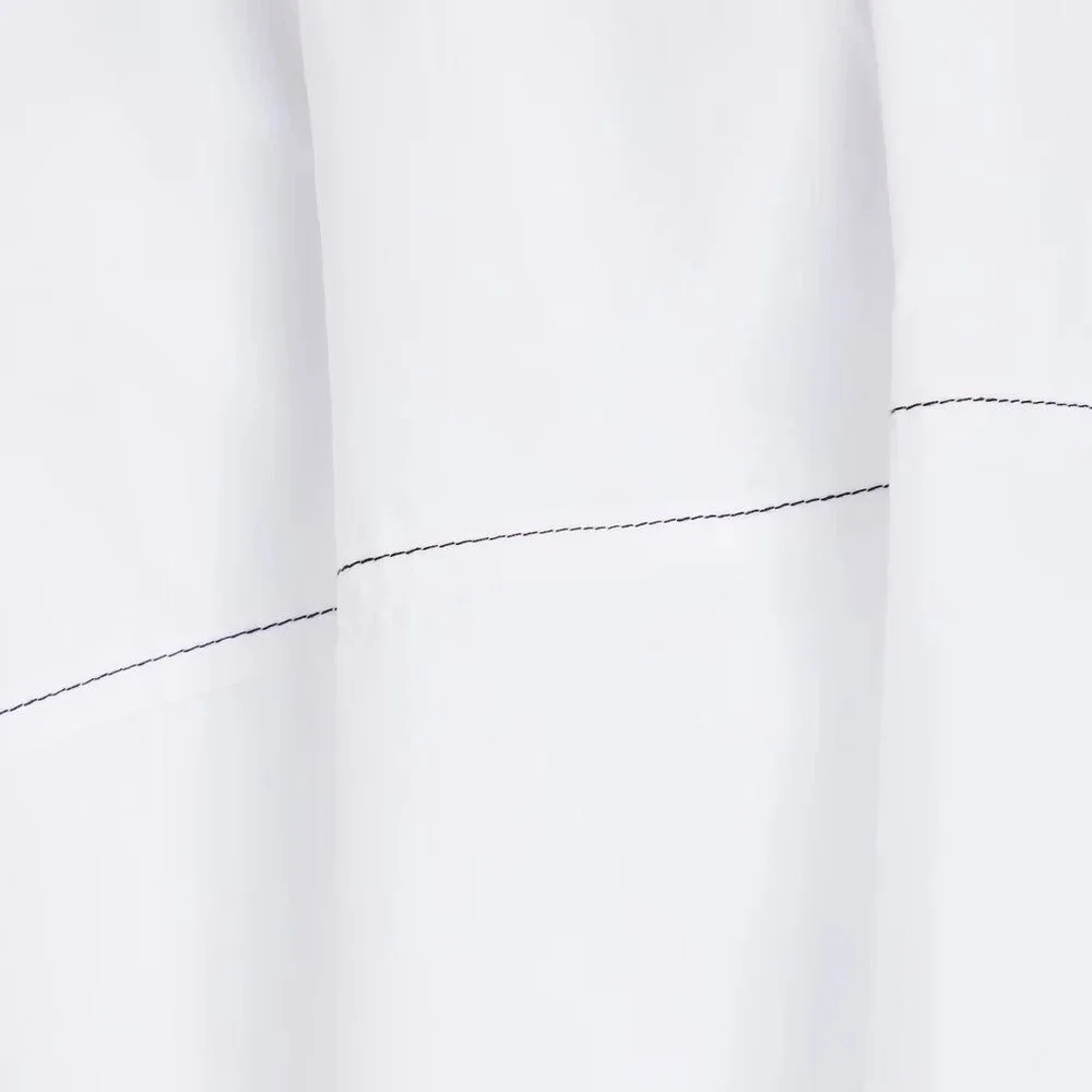 NWT 3.1 PHILLIP LIM One-shoulder ruffled poplin midi dress white sz 4 $750 - Picture 4 of 6